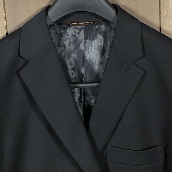 Perry Ellis City Fit Suit (jacket), Black, 44R - Picture 2 of 7